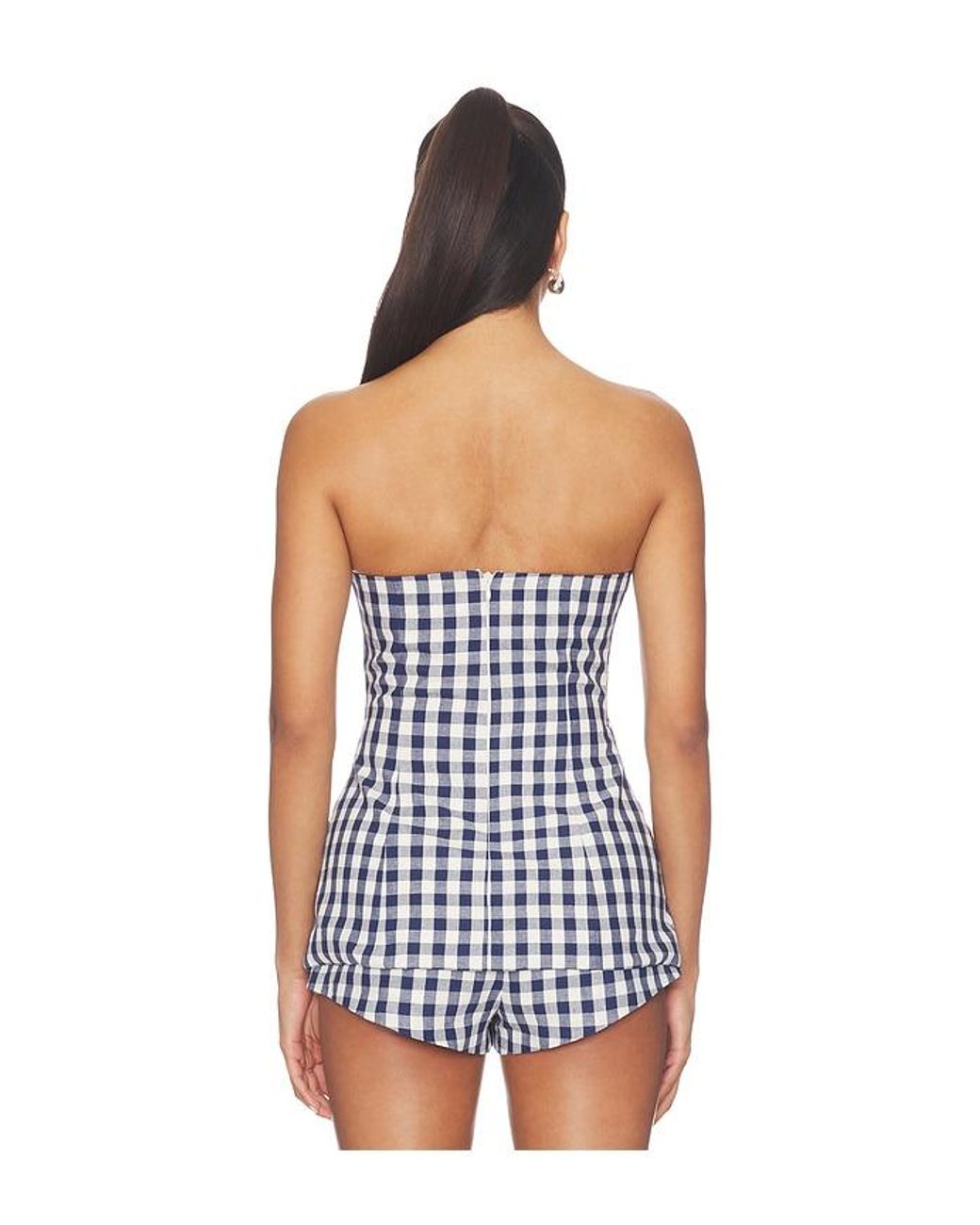 Amanda Uprichard Blue Solinda Tunic
