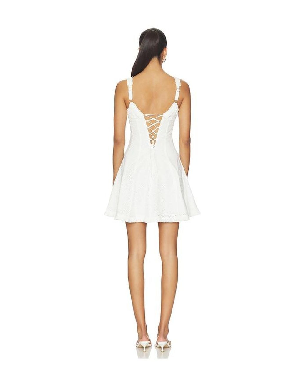 V. Chapman White Moxie Dress