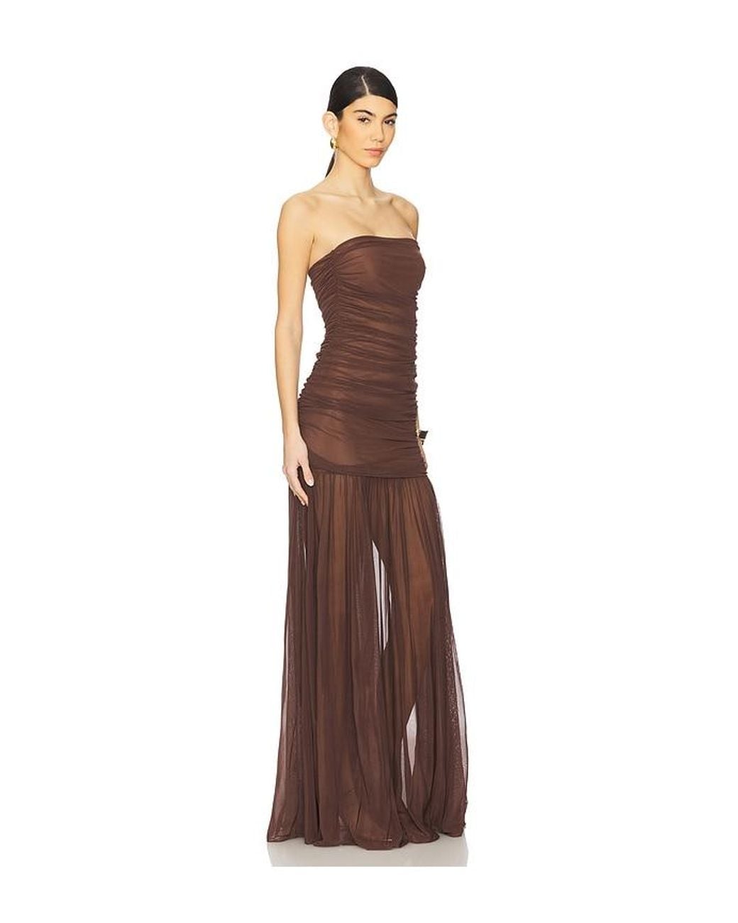 retroféte Brown Kleid Adele
