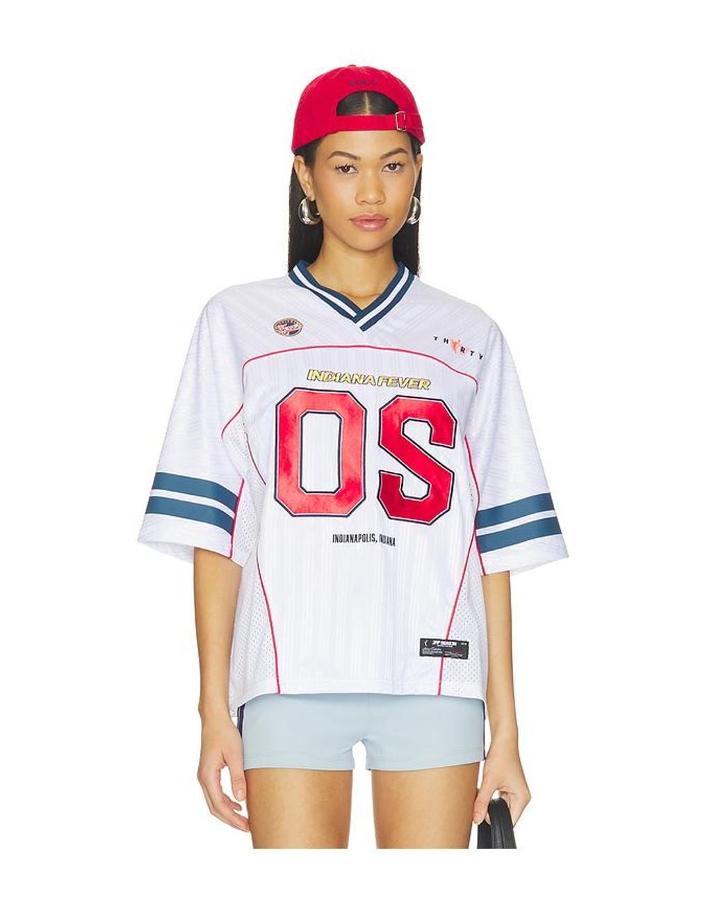 OFF SEASON White Indiana Fever Boxy Top