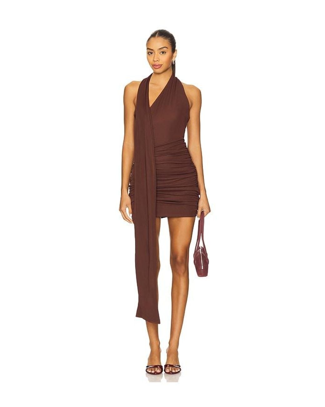 Nbd Brown The Lisha Mini Dress