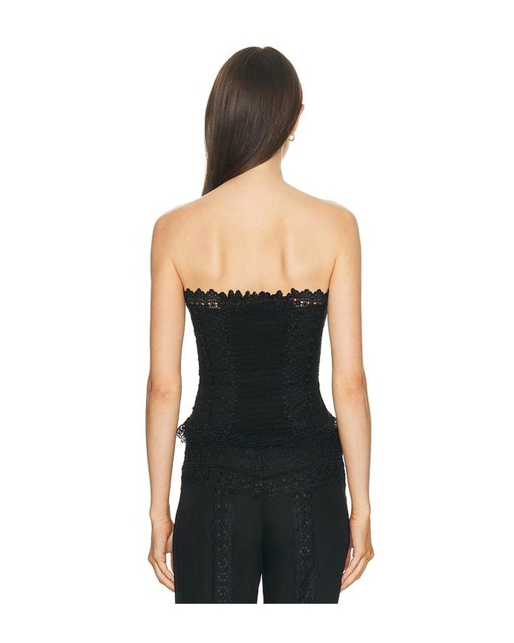 Charo Ruiz Black Daphnelle Top