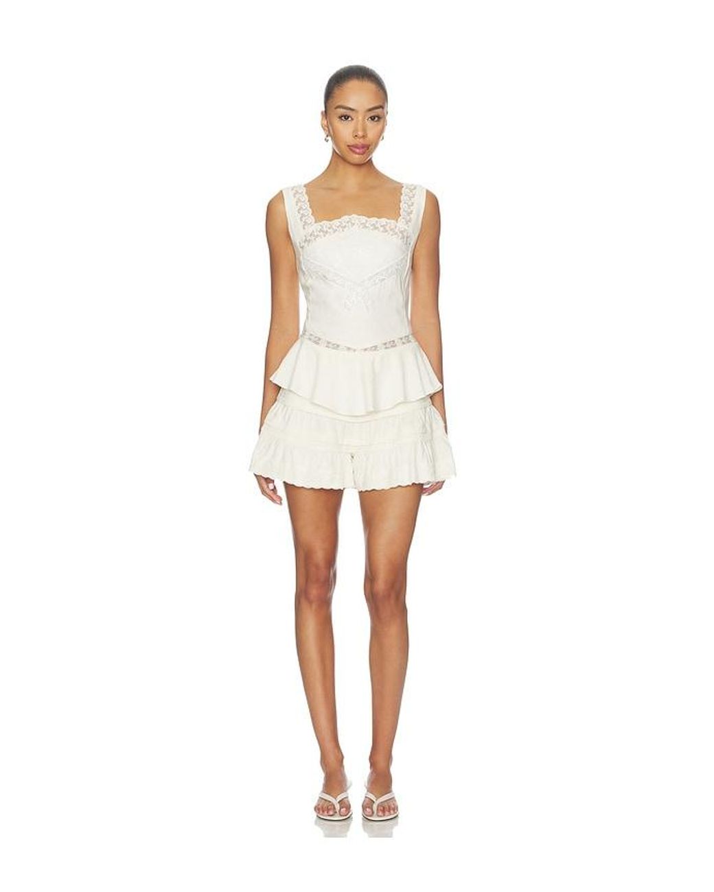 Sister NY White Cassandra Short