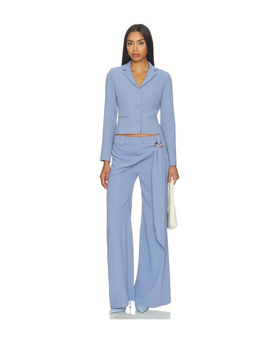 Amanda Uprichard Blue Christano Pants