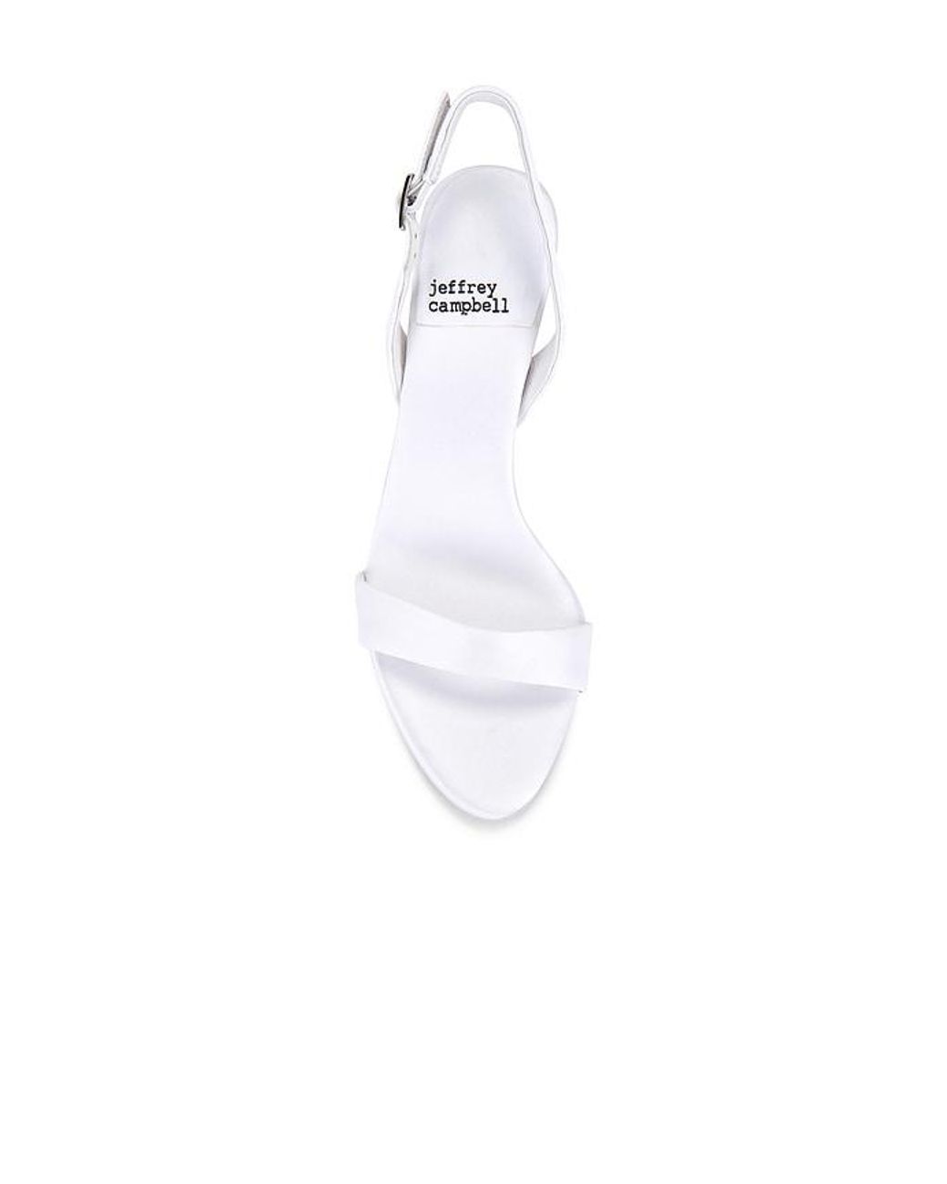 Jeffrey Campbell White Go-Getter Heels