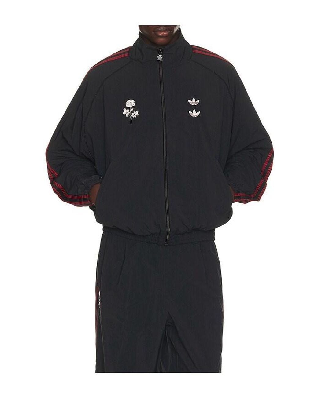Adidas Originals Black X Willy Chavarria Woven Trackt for men