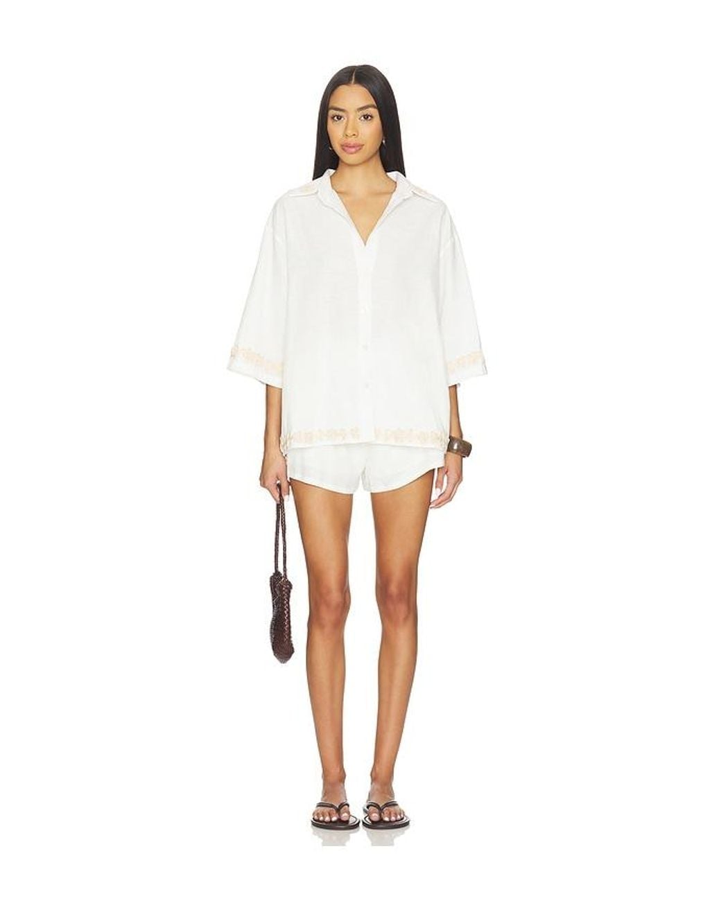 SNDY'S White Ines 2.0 Shirt