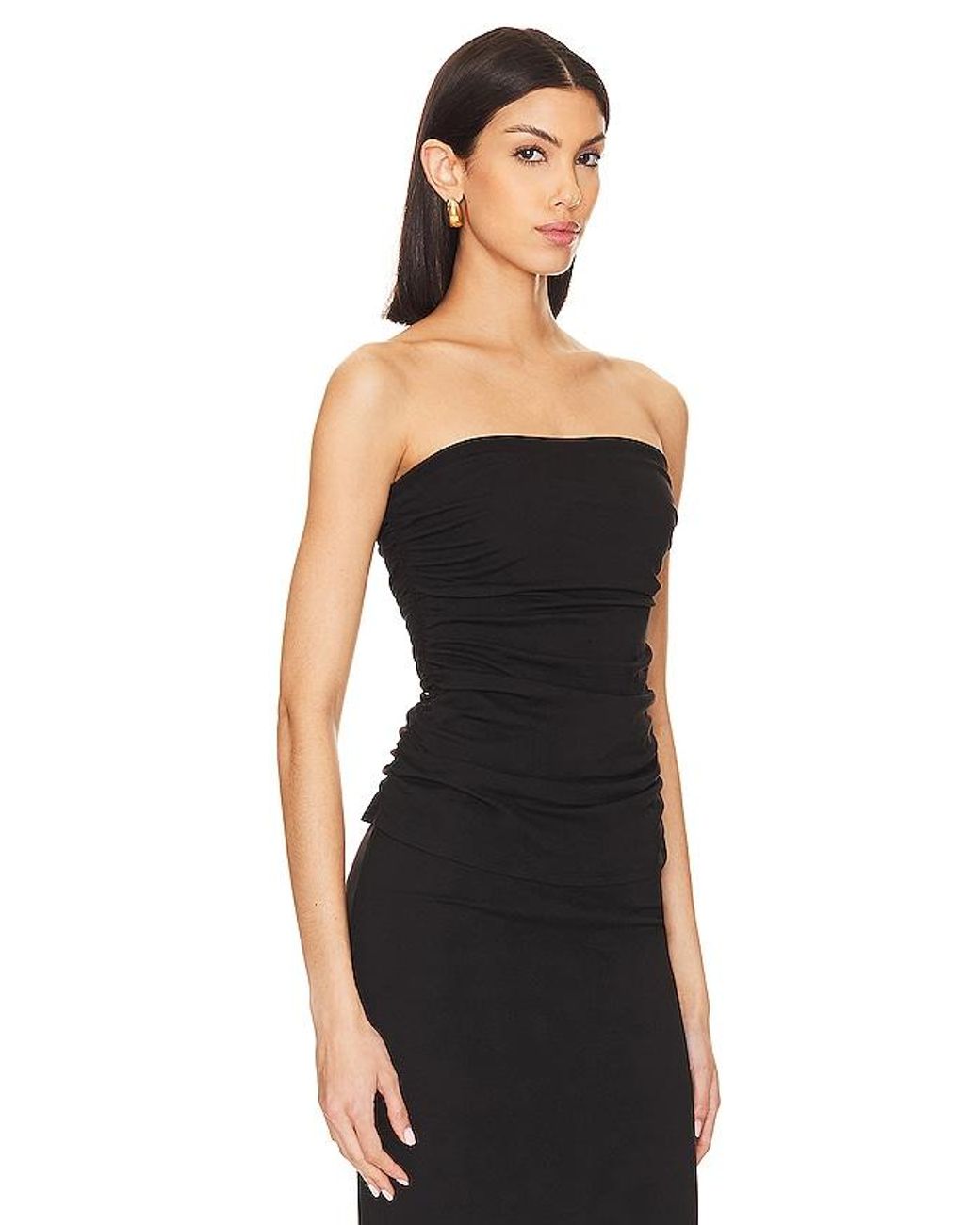 Lovers + Friends Black Kate Tube Top