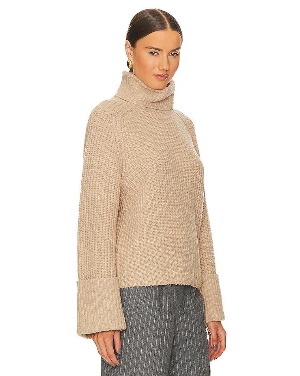LPA Blue Sabri Turtleneck Sweater