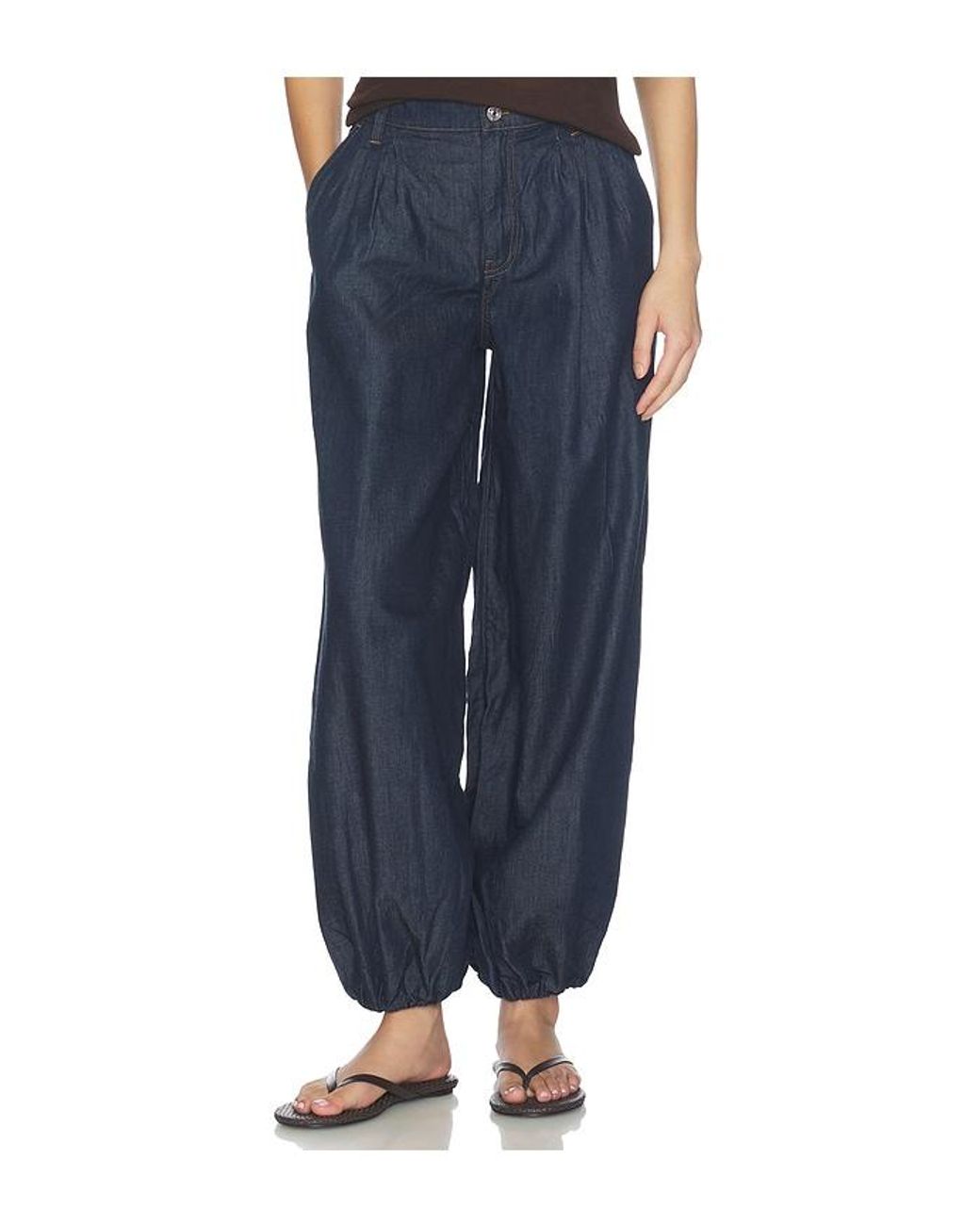 FRAME Blue The Denim Balloon Pant