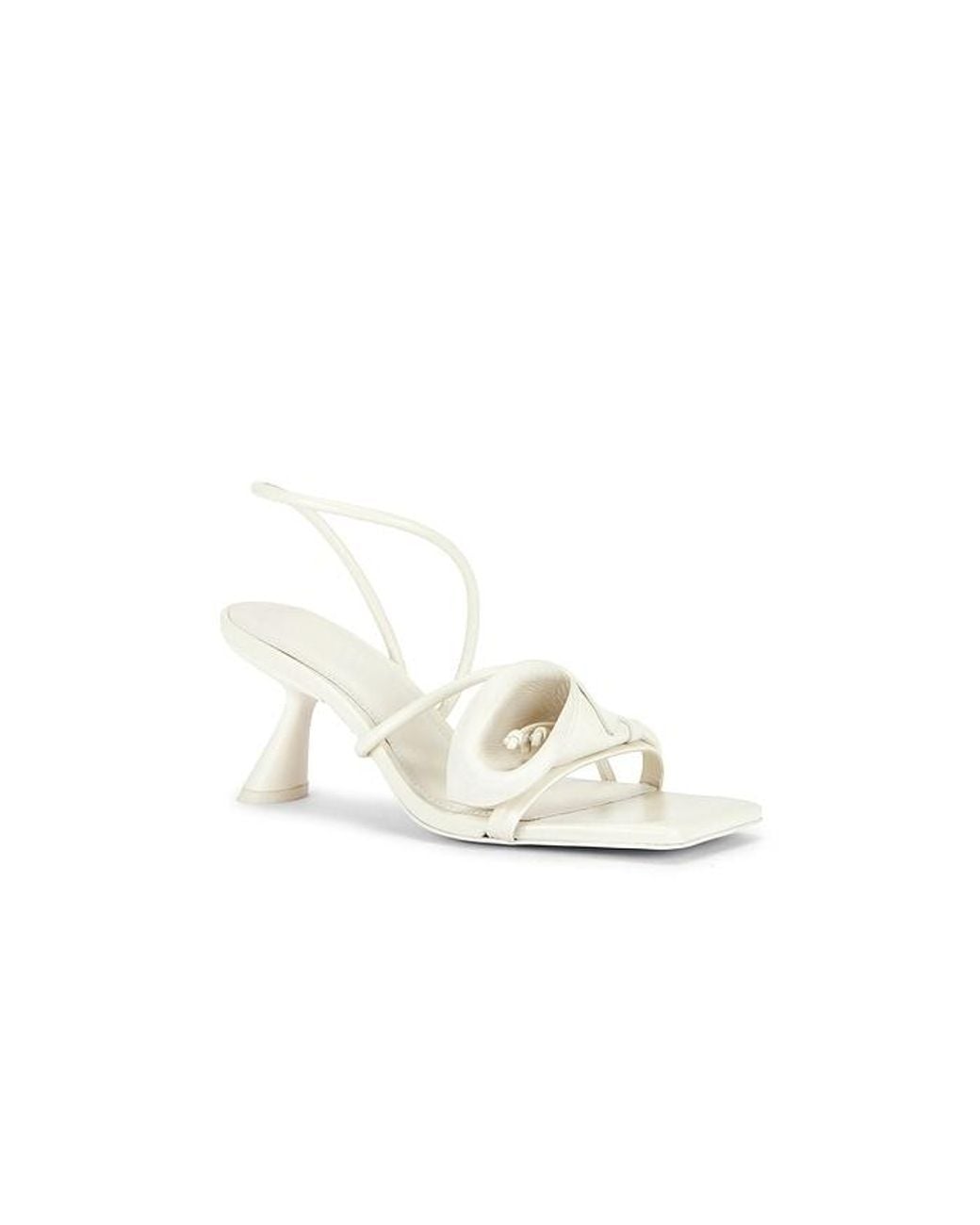 Cult Gaia White Ria Sandal
