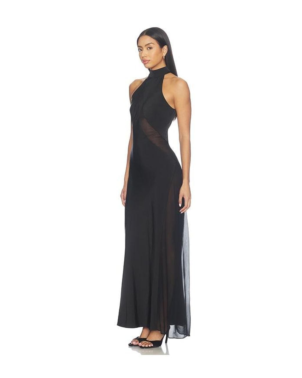 Lovers + Friends Black X Hannah Lizzy Noa Maxi Dress