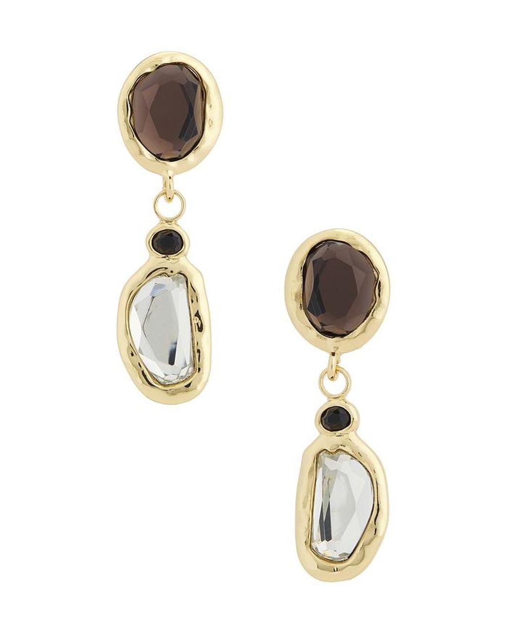 petit moments Metallic Mosaic Earrings