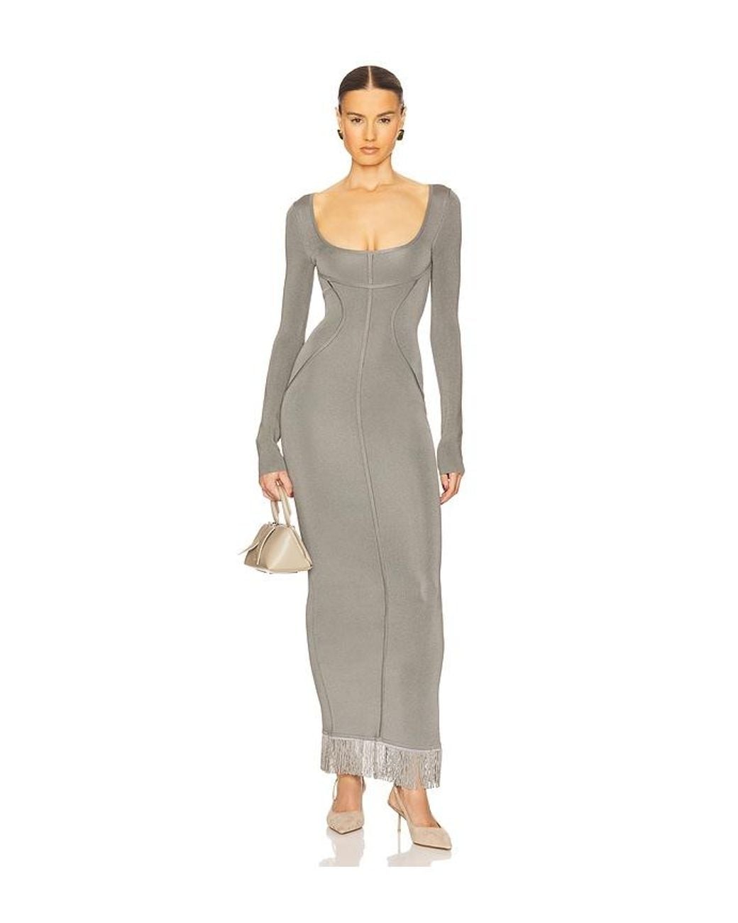 Helsa White Claudetta Maxi Dress