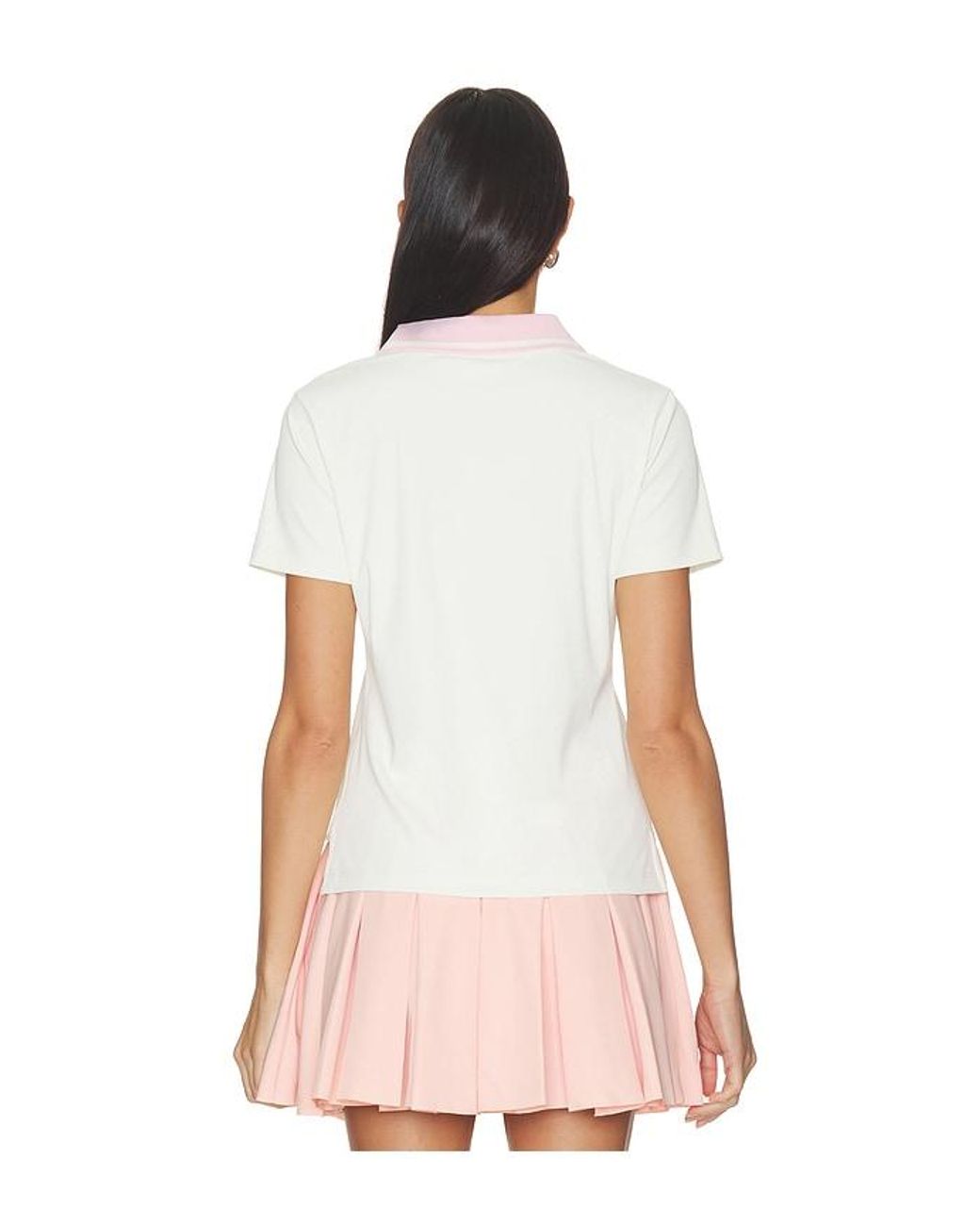 Malbon Pink Carlota Polo Top