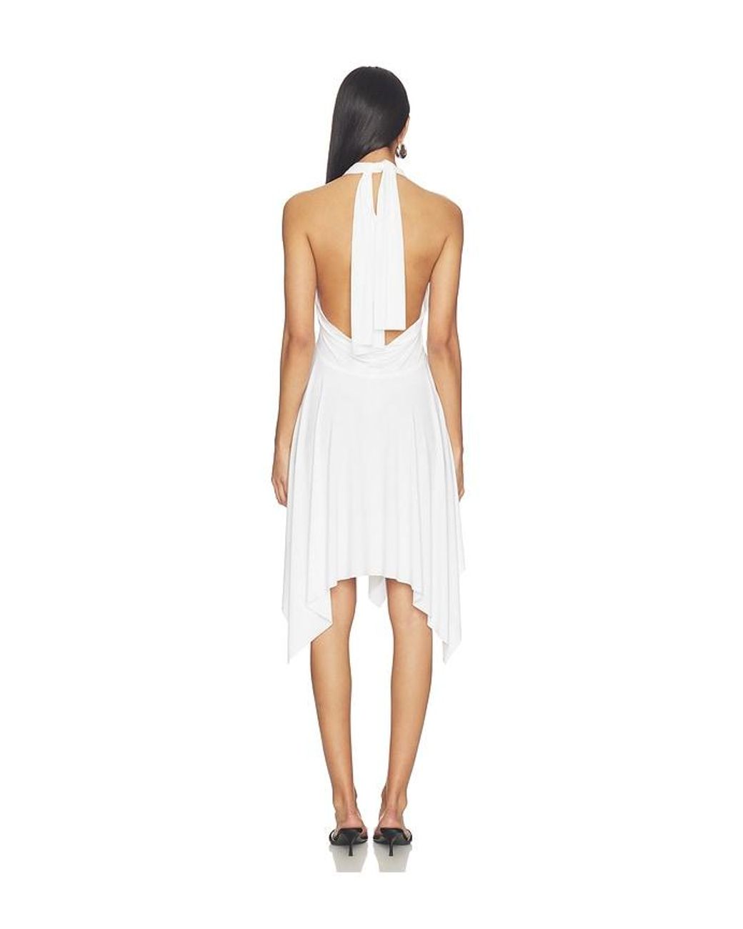 Norma Kamali White Convertible Dress