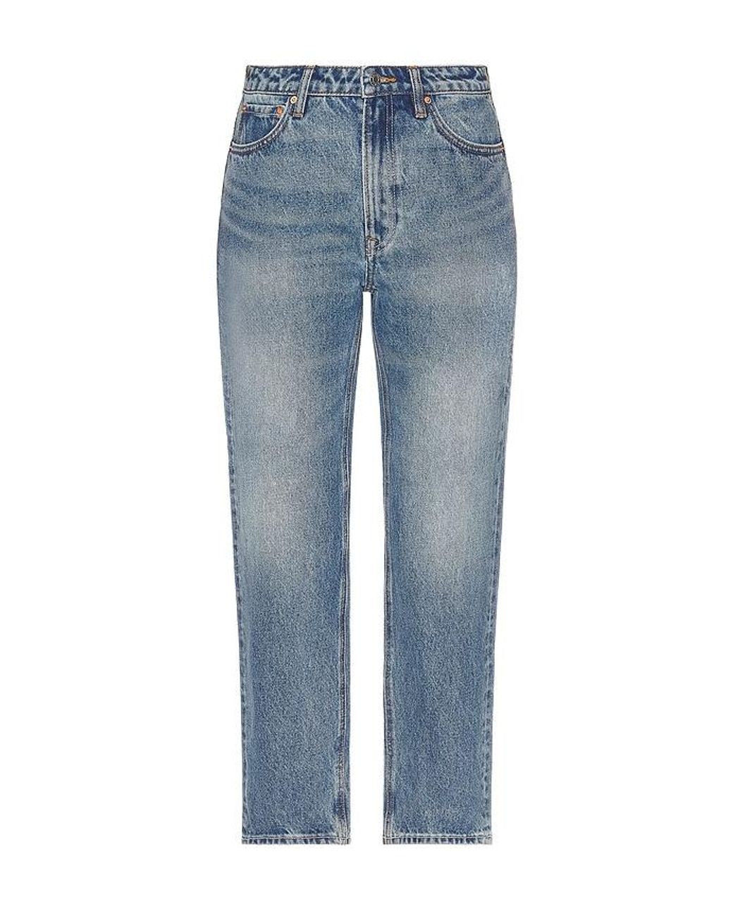 GRLFRND Blue Eva Relaxed 90's Jeans
