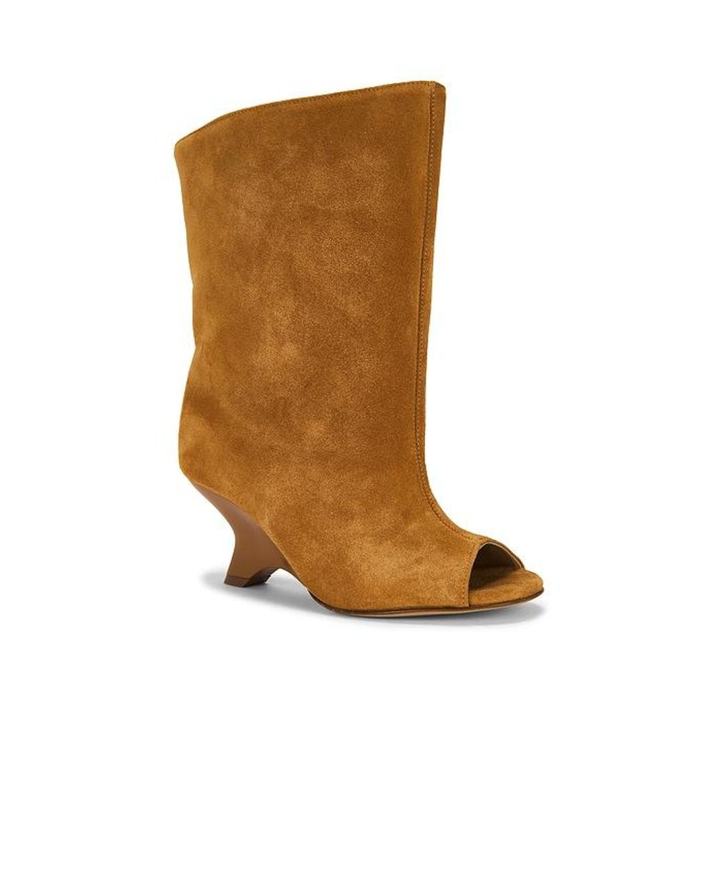 Gia Borghini Brown Gia Heeled Open Toe Boot