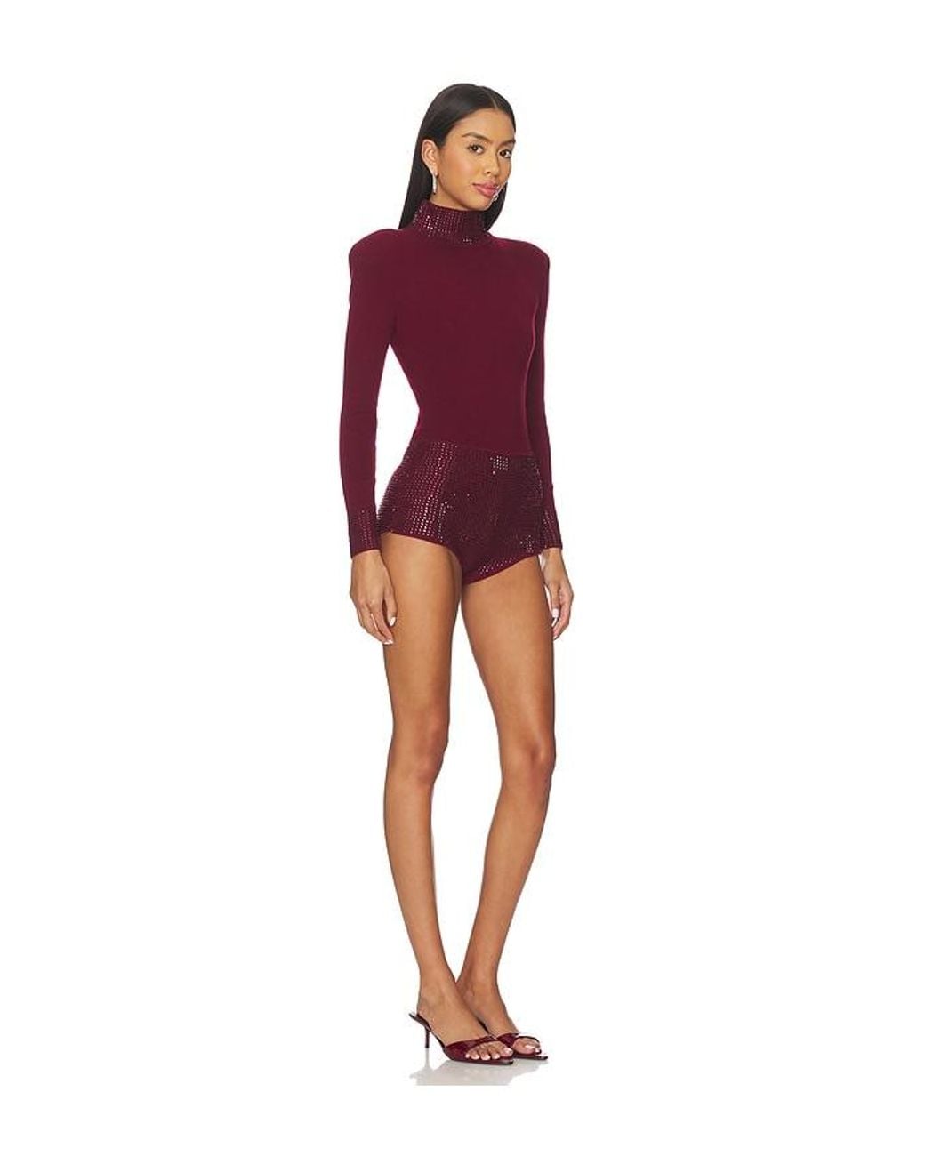 retroféte Red Bethanie Romper