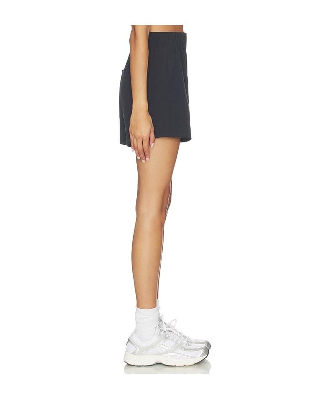 Beyond Yoga Blue Stretch Woven Short