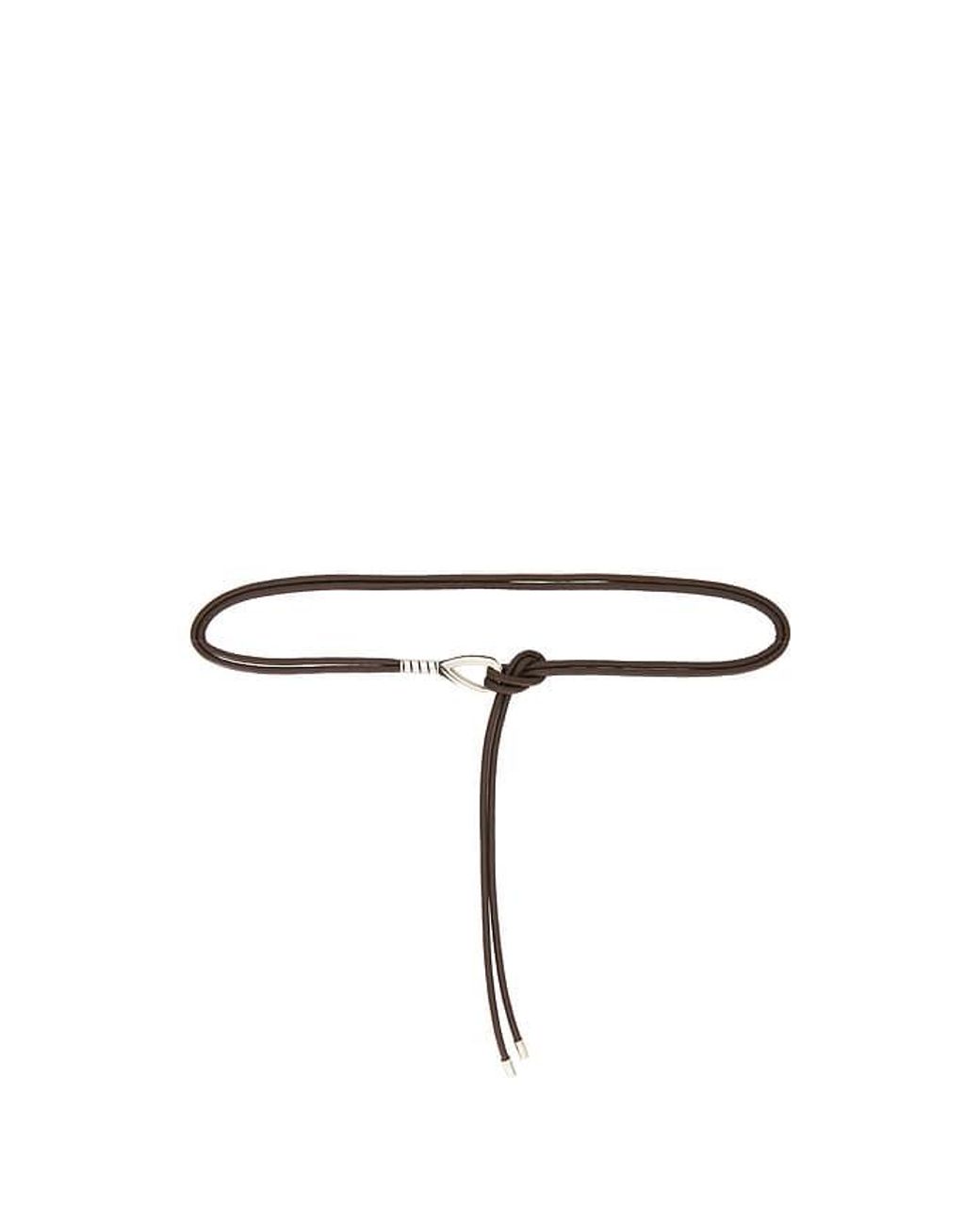 petit moments Black Chrome Tie Belt