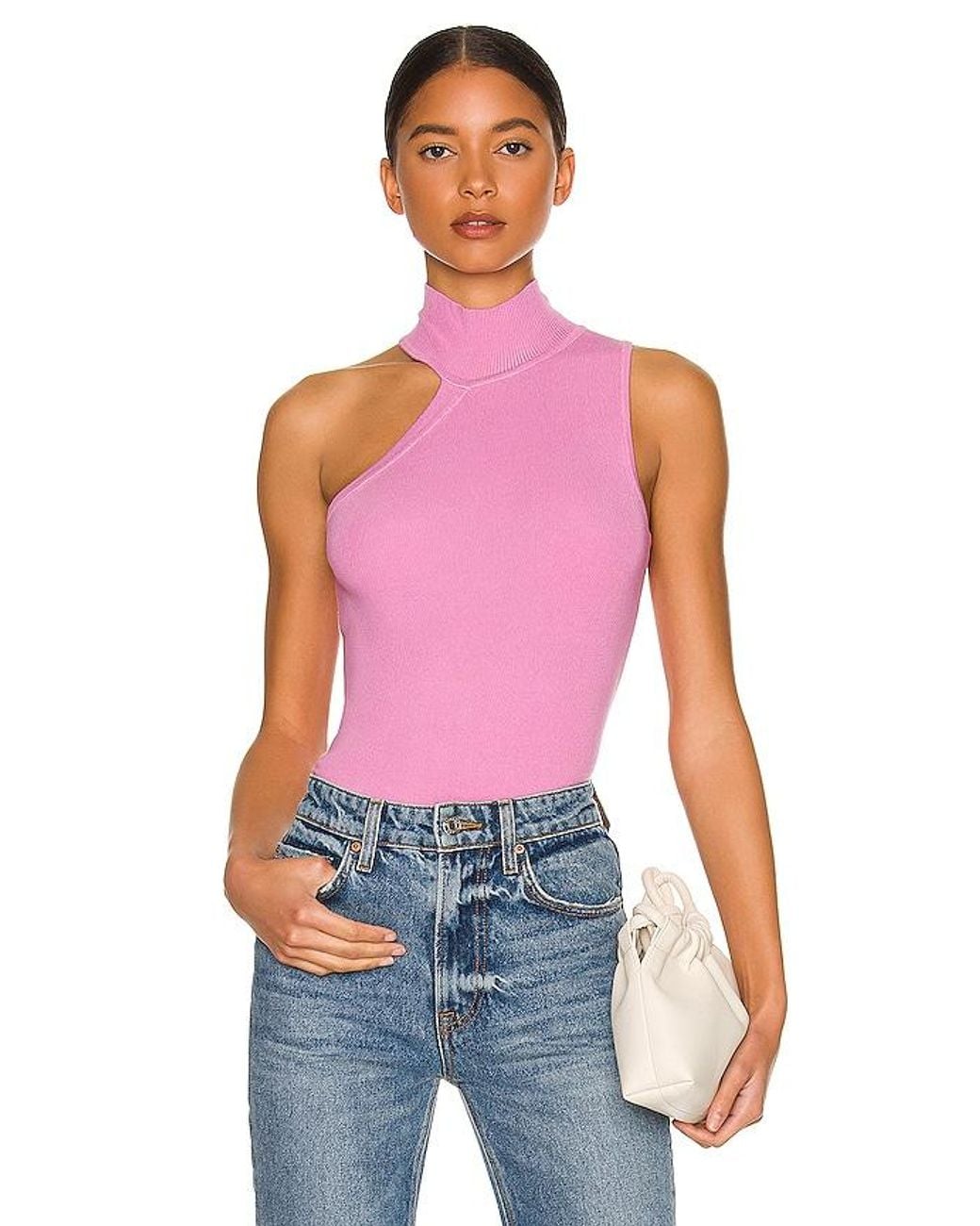 superdown Pink Luz Knit Top