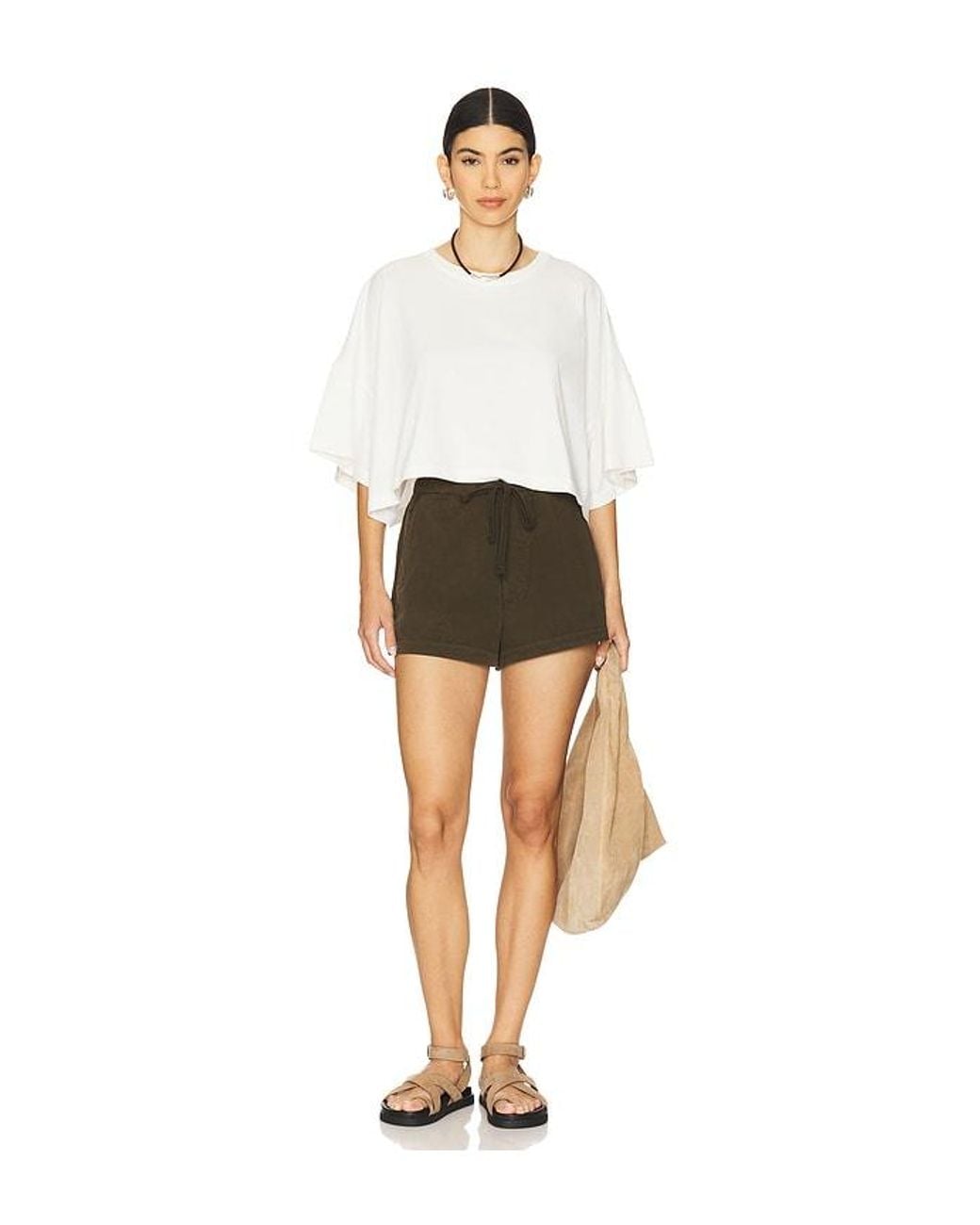 Citizens of Humanity Black Este Drawstring Short