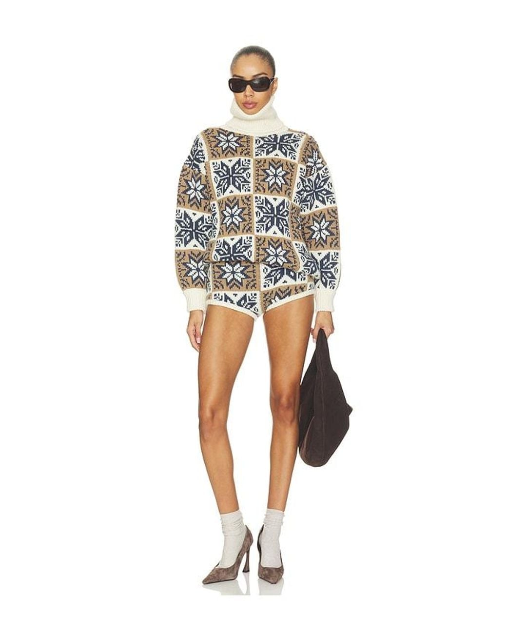 Magda Butrym Blue Knit Short