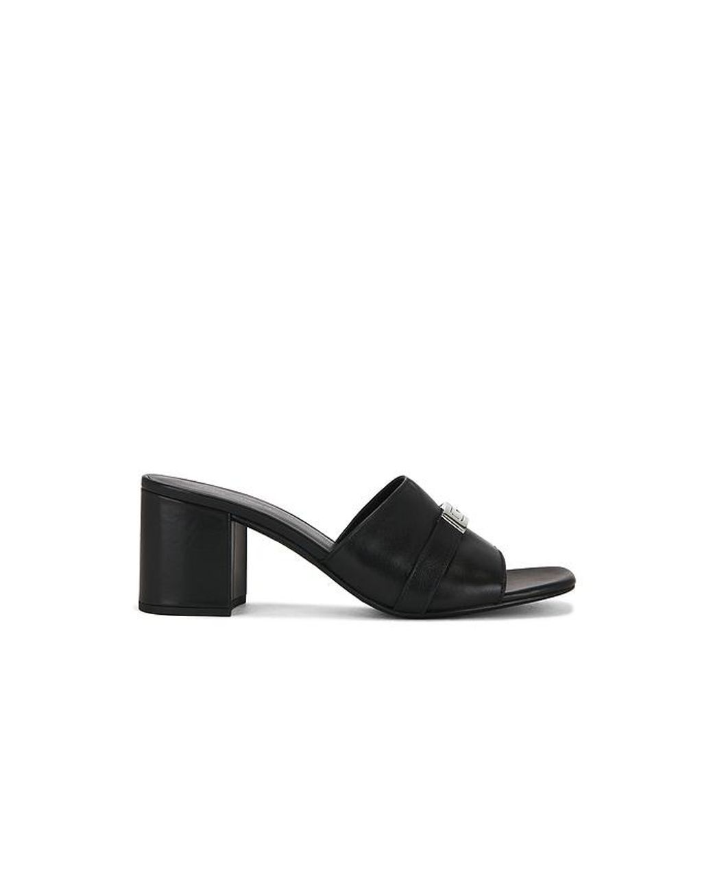 Tory Burch Black Leelee Heeled Mule