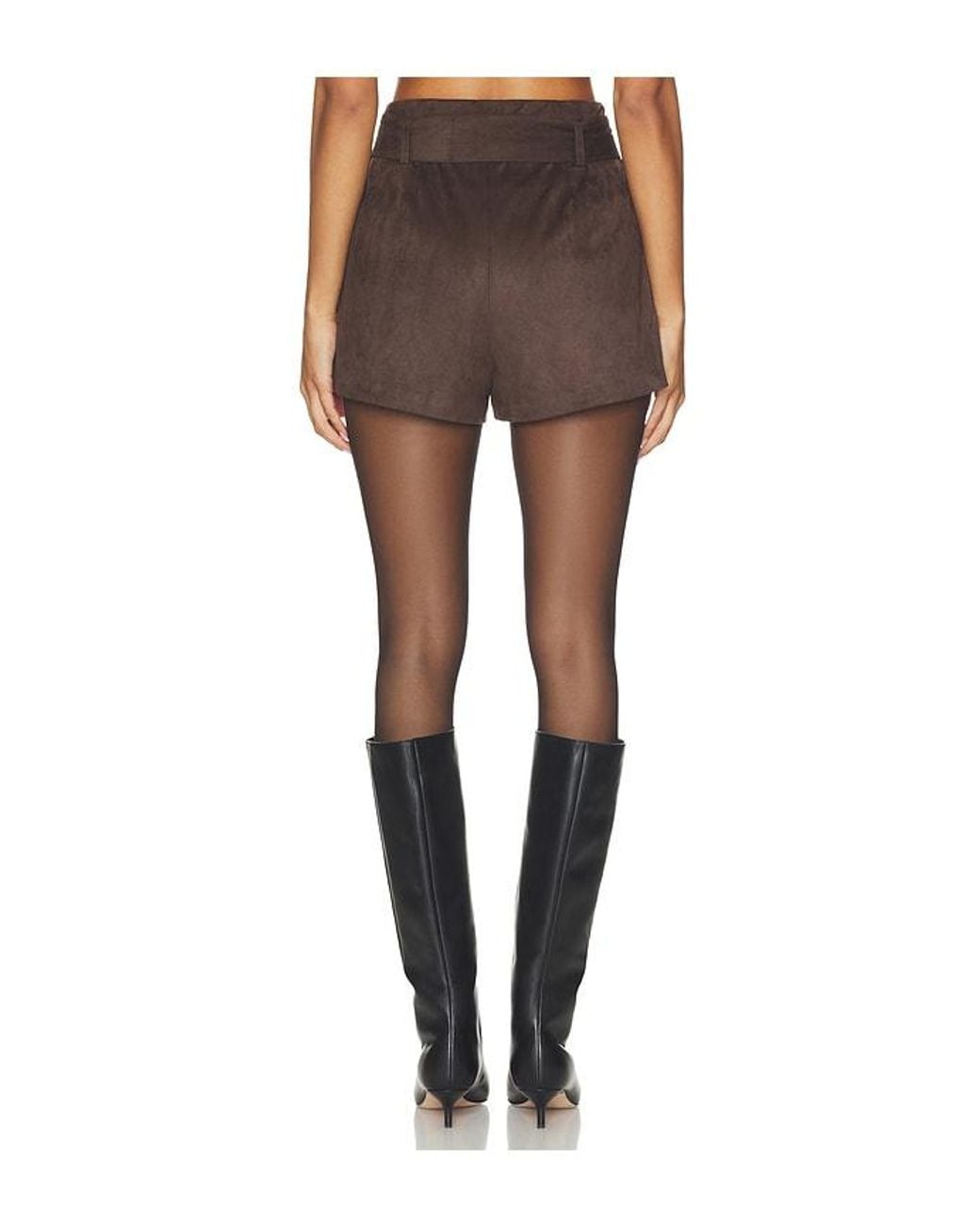 Astr Brown Rain Shorts