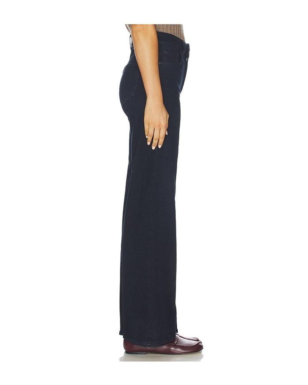 PAIGE Blue Sasha Wide Leg Jeans