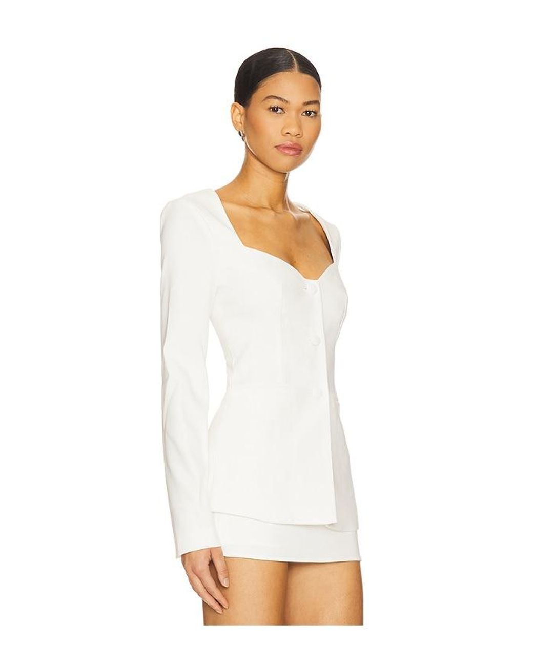 ALL THE WAYS White Arielle Blazer