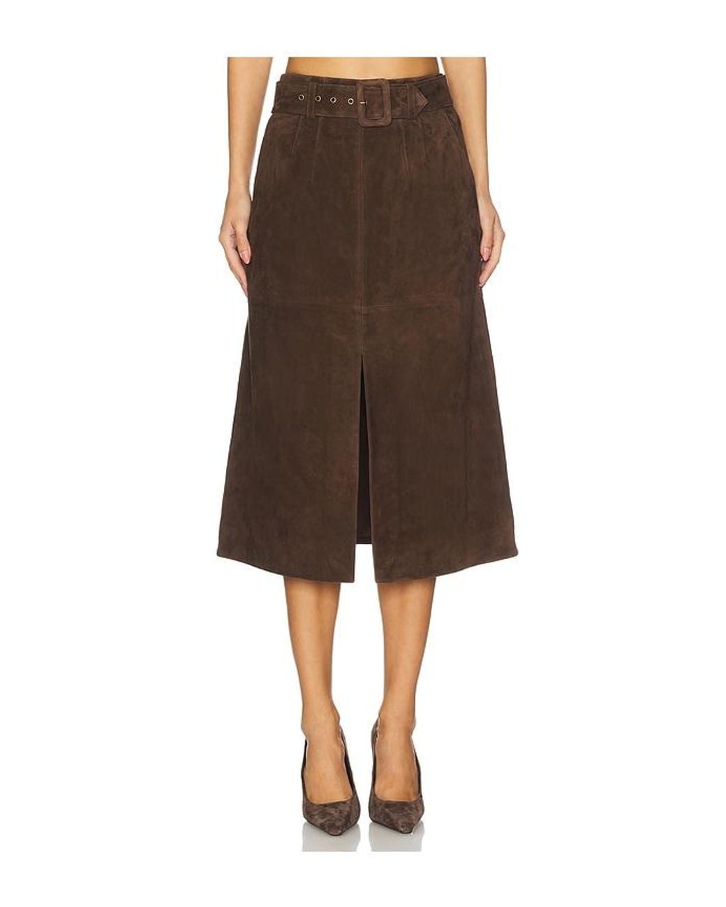 Veronica Beard Brown Alexie Skirt