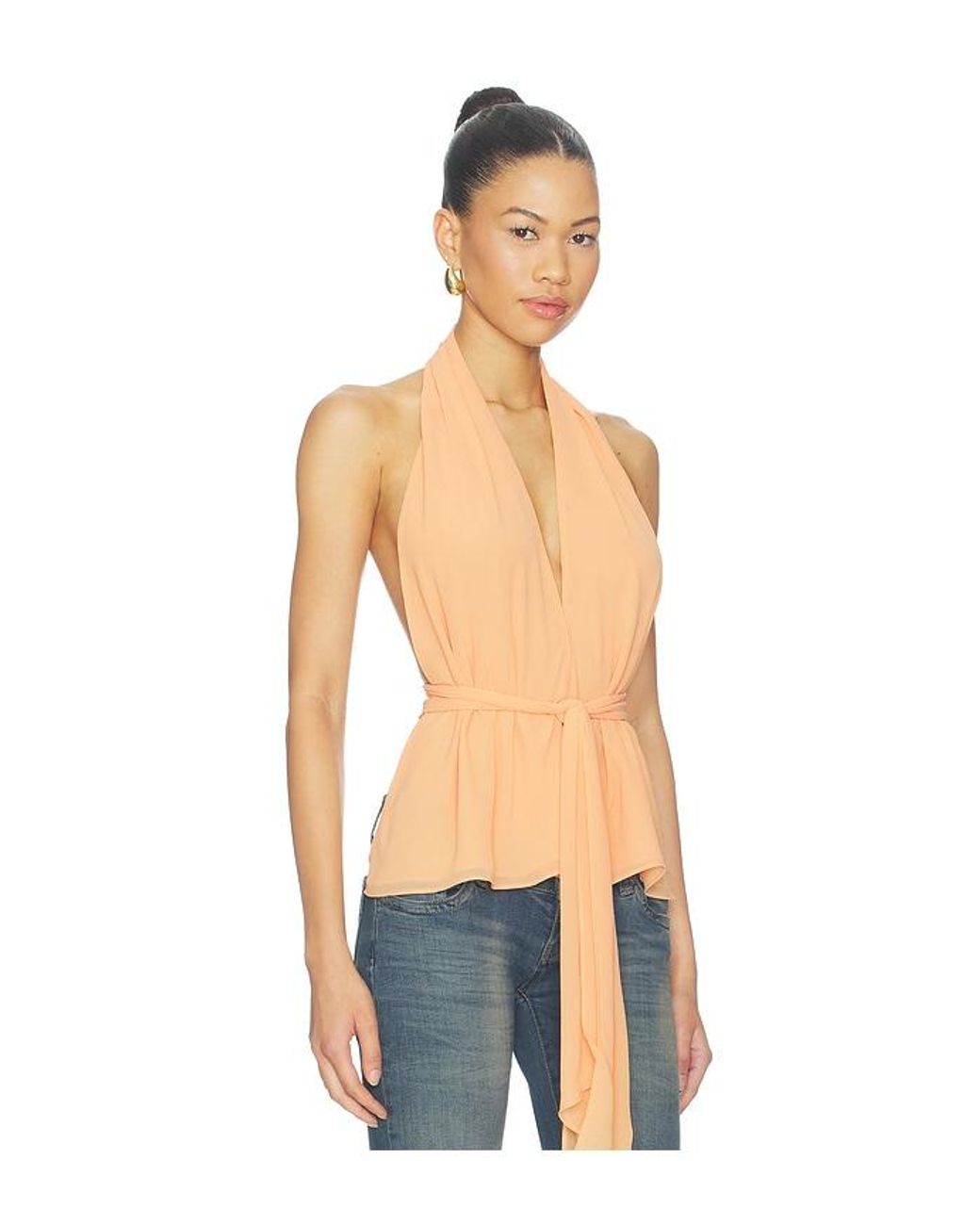 Lovers + Friends Red Demi Top