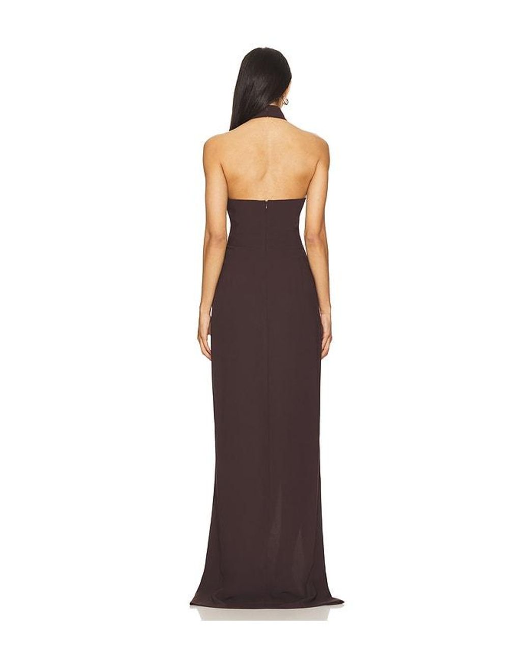 Amanda Uprichard Brown X Revolve Queen Gown
