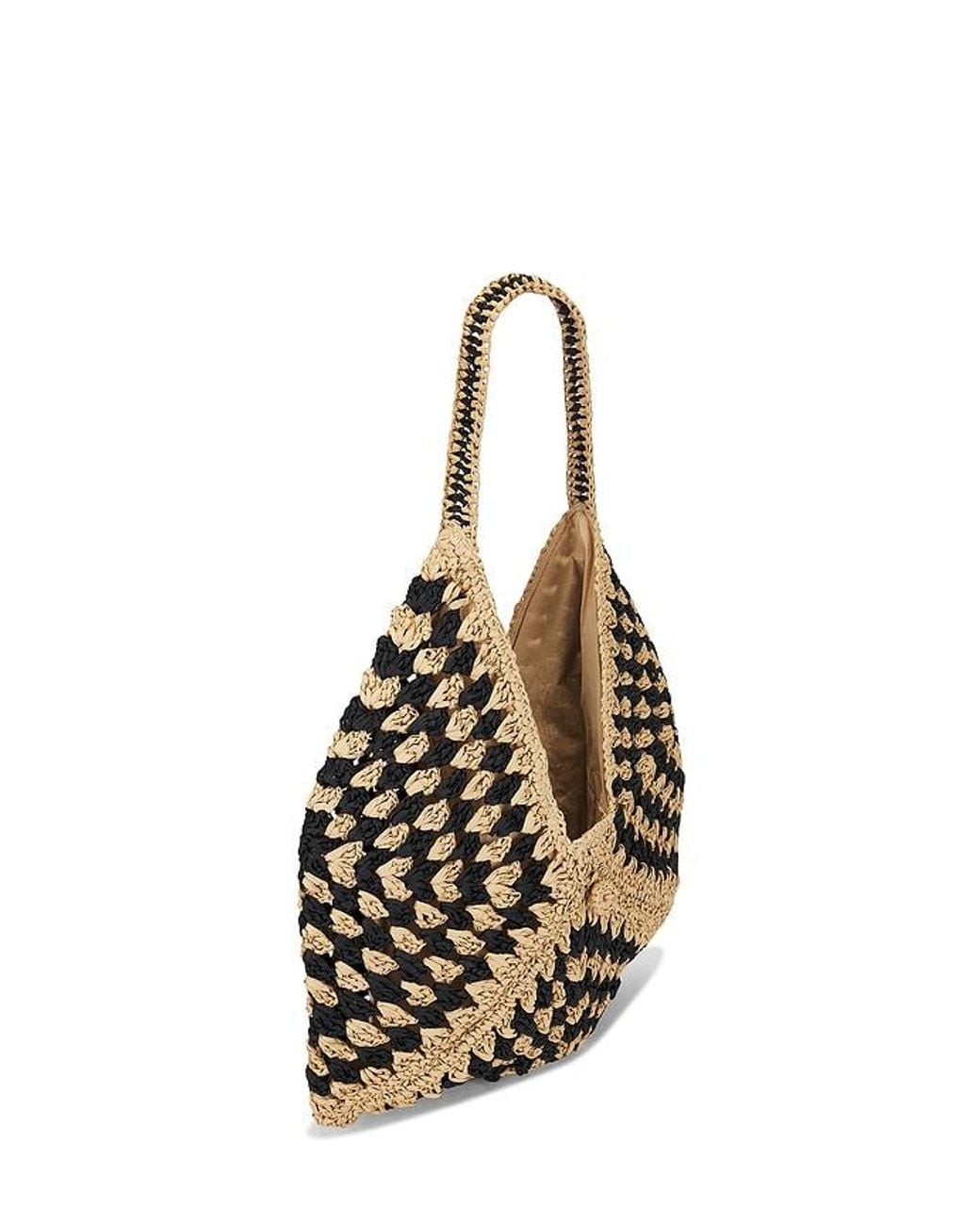 LSPACE Black Coastline Beach Bag