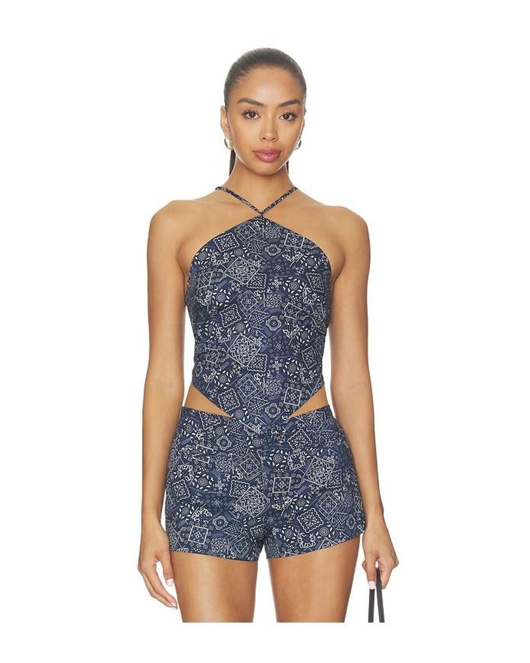 Astr Blue Shaniya Top
