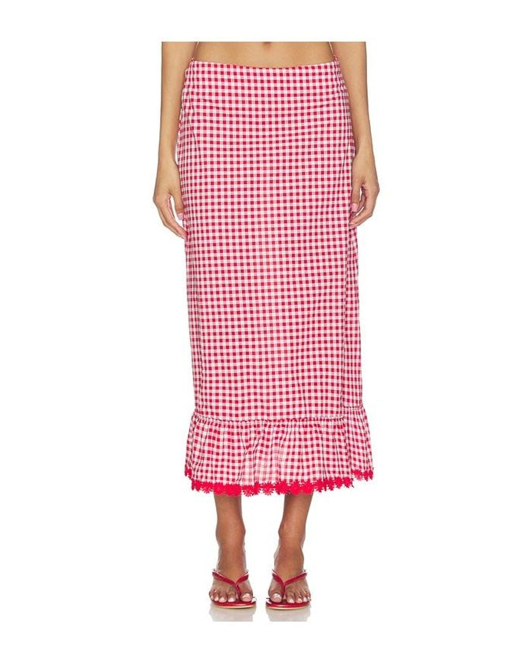Peixoto Pink Lola Maxi Skirt