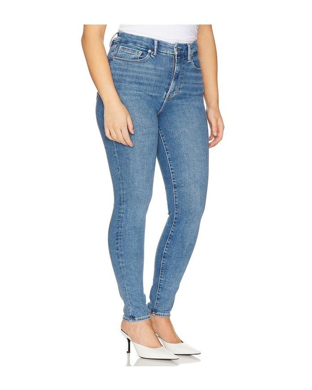 GOOD AMERICAN Blue Always Fits Good Legs Skinny Jeans