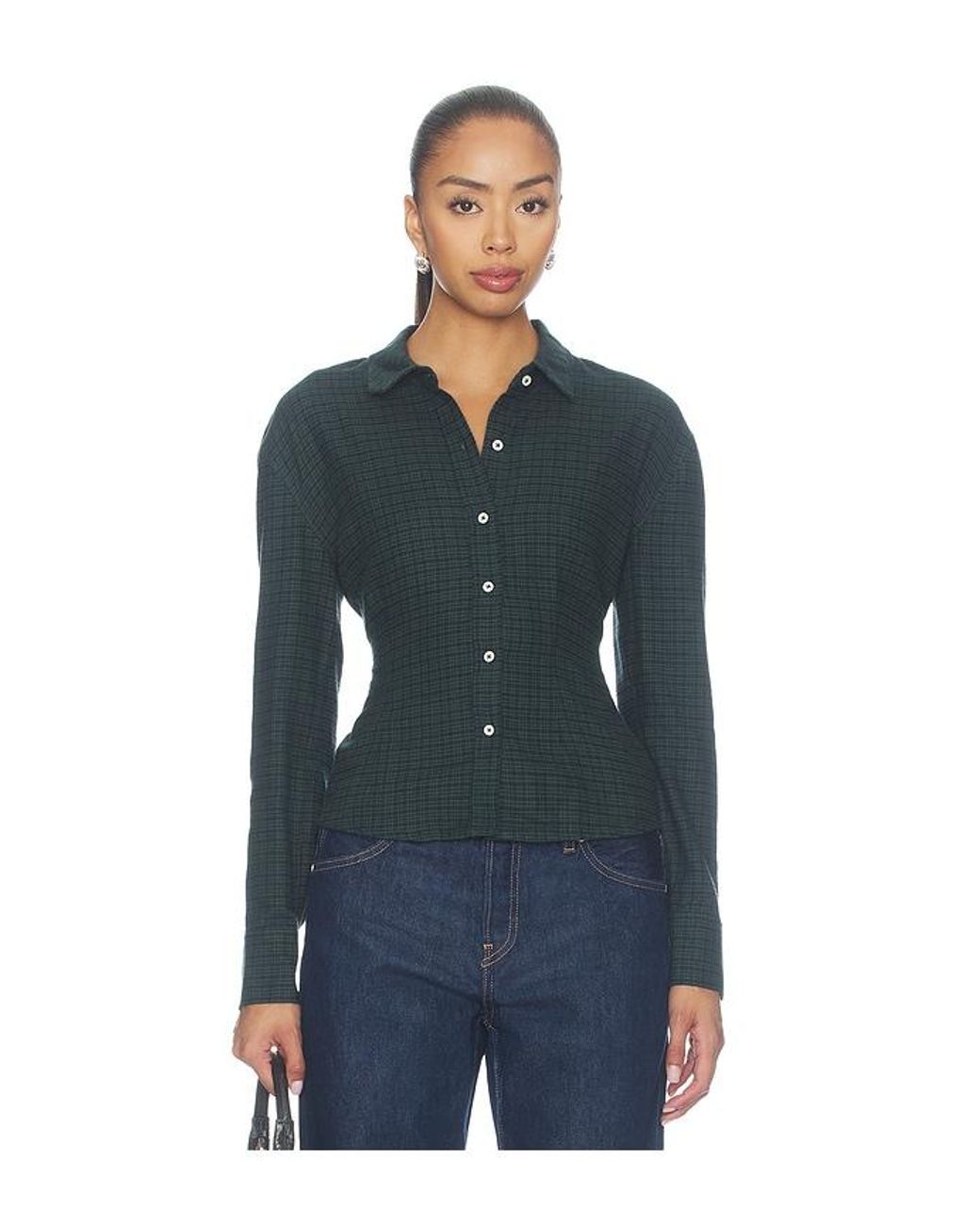 EB DENIM Blue Sedona Button Down Top