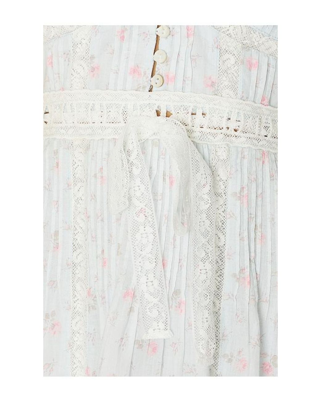 LoveShackFancy White Zirelle Dress