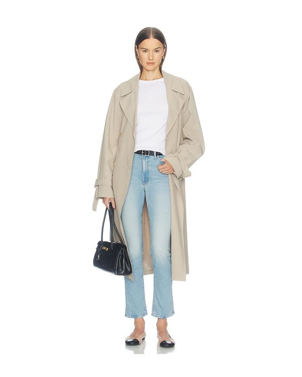 Mother Blue High Waisted Rascal Hover