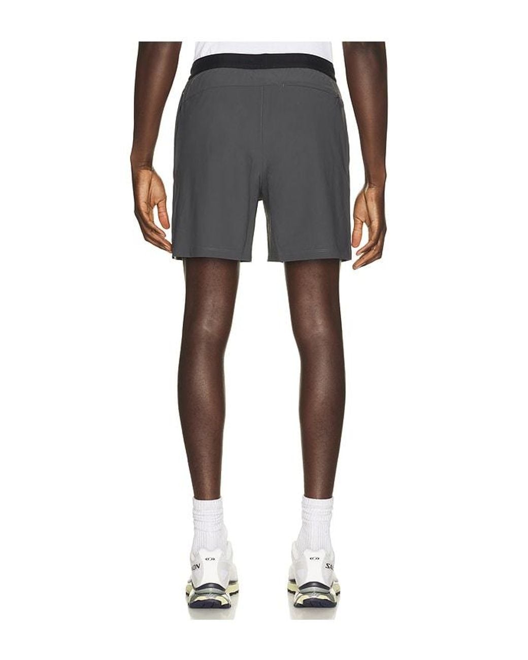 Beyond Yoga Black Warplite Range Lined Short for men