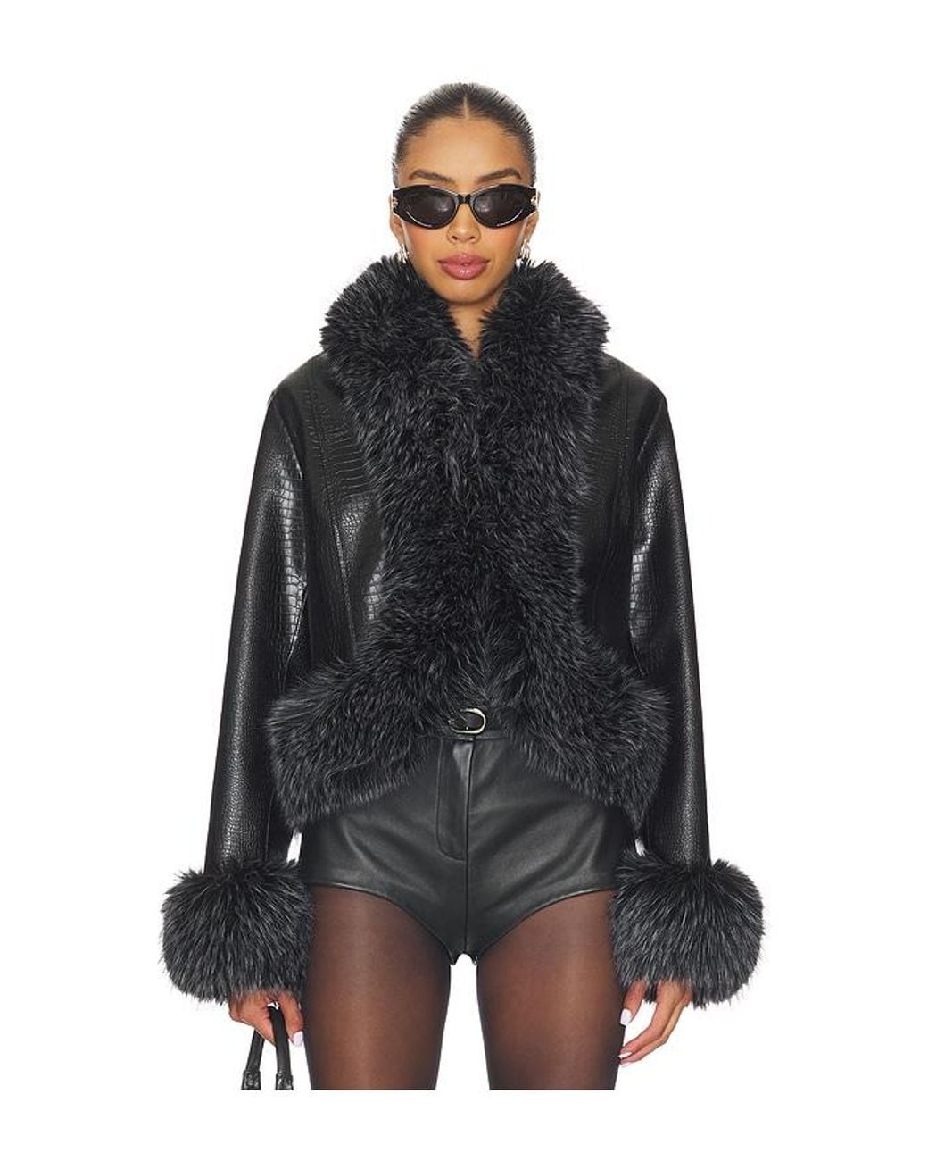 Adrienne Landau Black Ivy Jacket