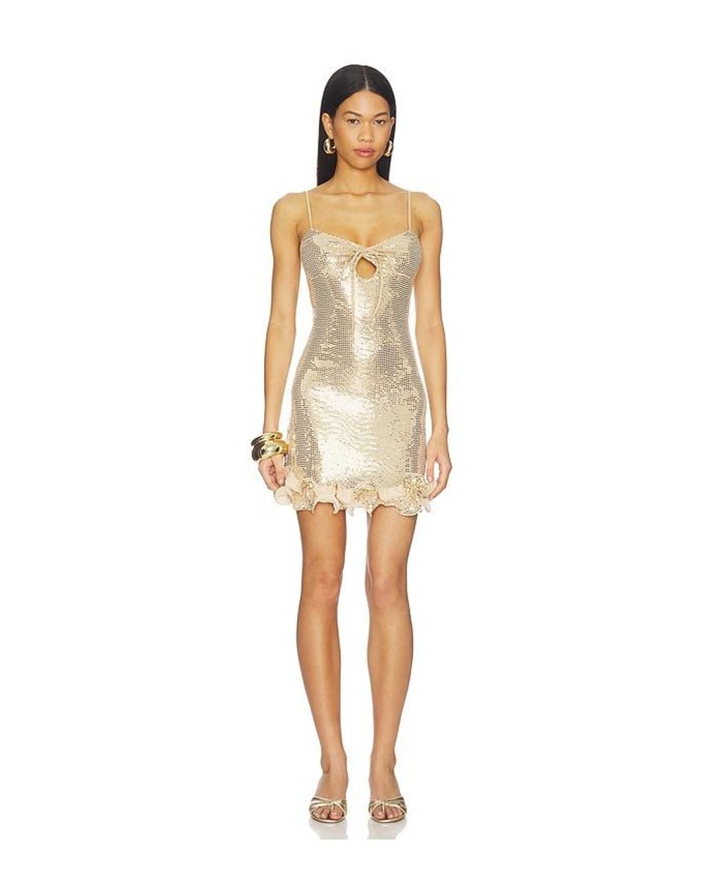 Aniye Records Natural Mellory Slip Dress