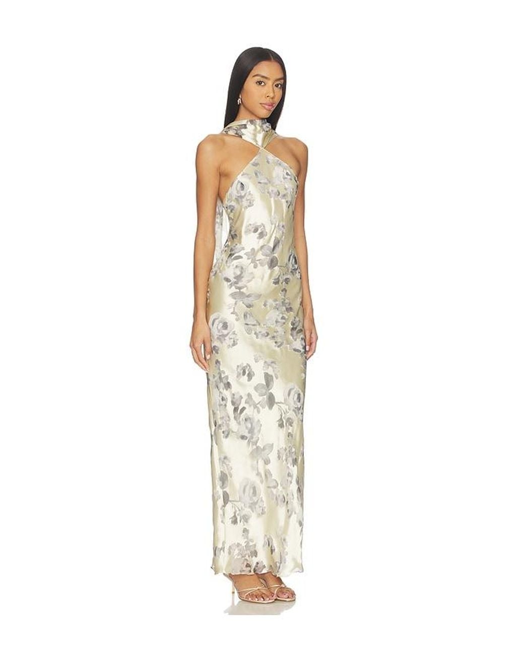 Amanda Uprichard White Ashton Maxi Dress