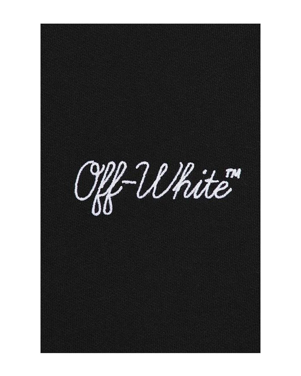 Off-White c/o Virgil Abloh Black Script Logo Skate Hoodie for men