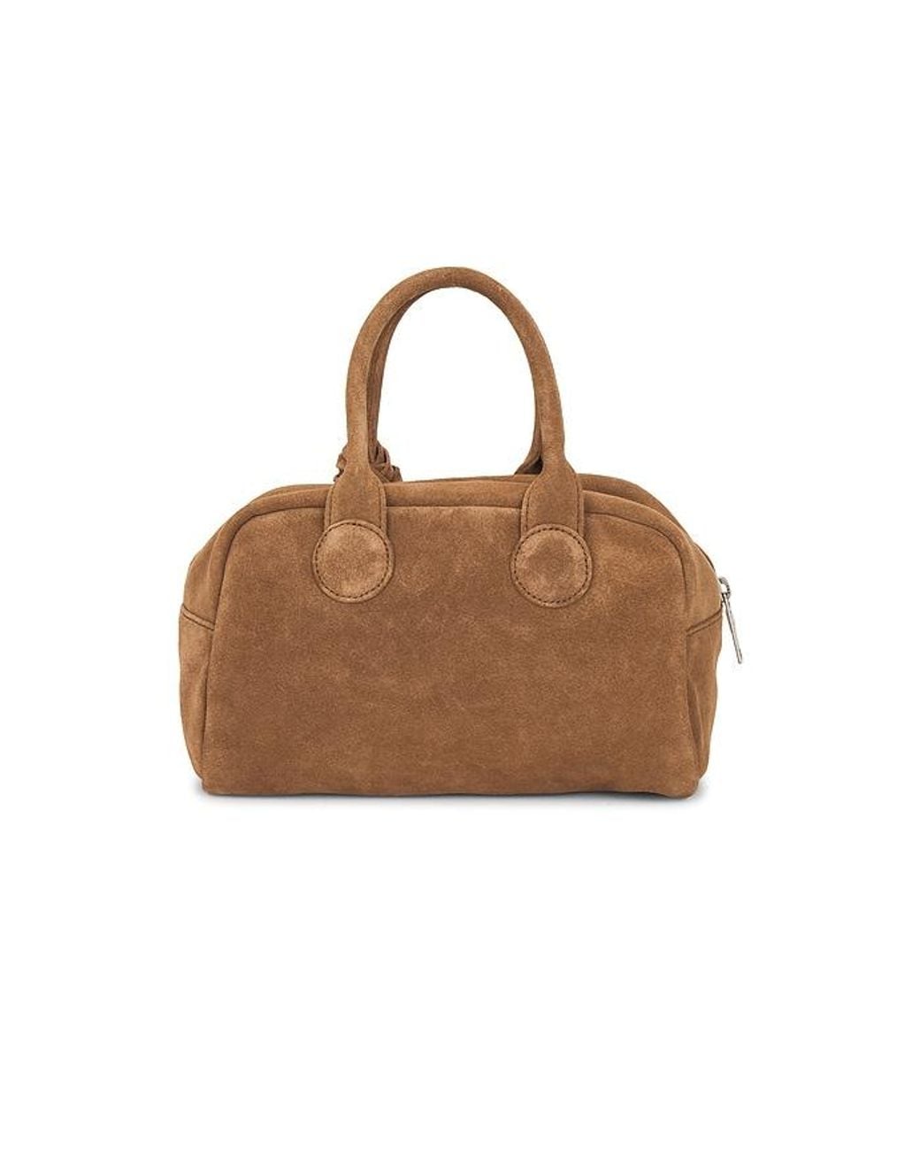 MARGE SHERWOOD Brown Soft Bowling Bag