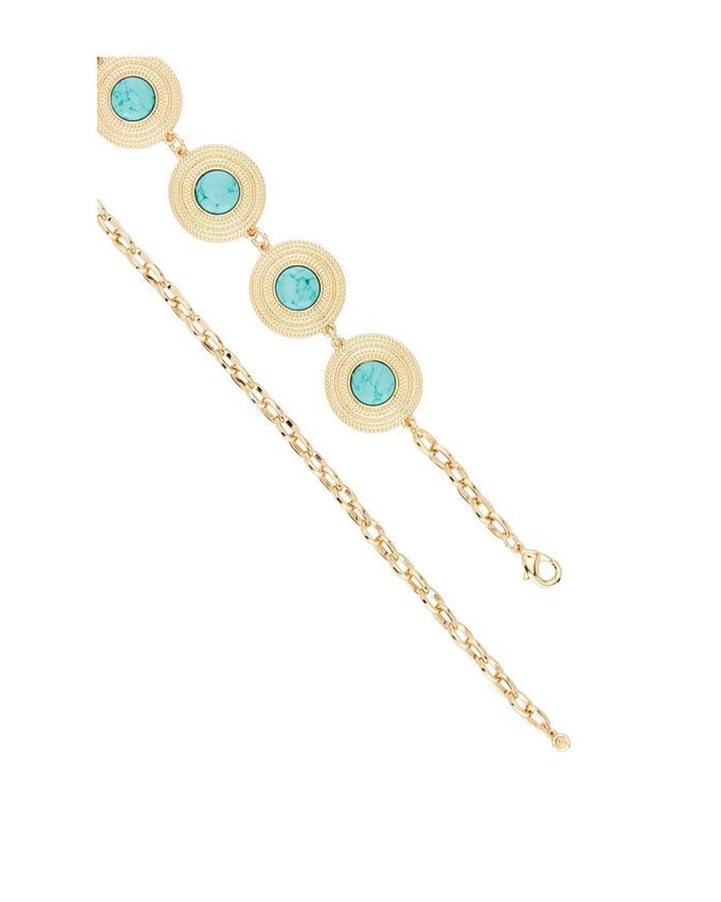 Ettika Multicolor Medallion Belt