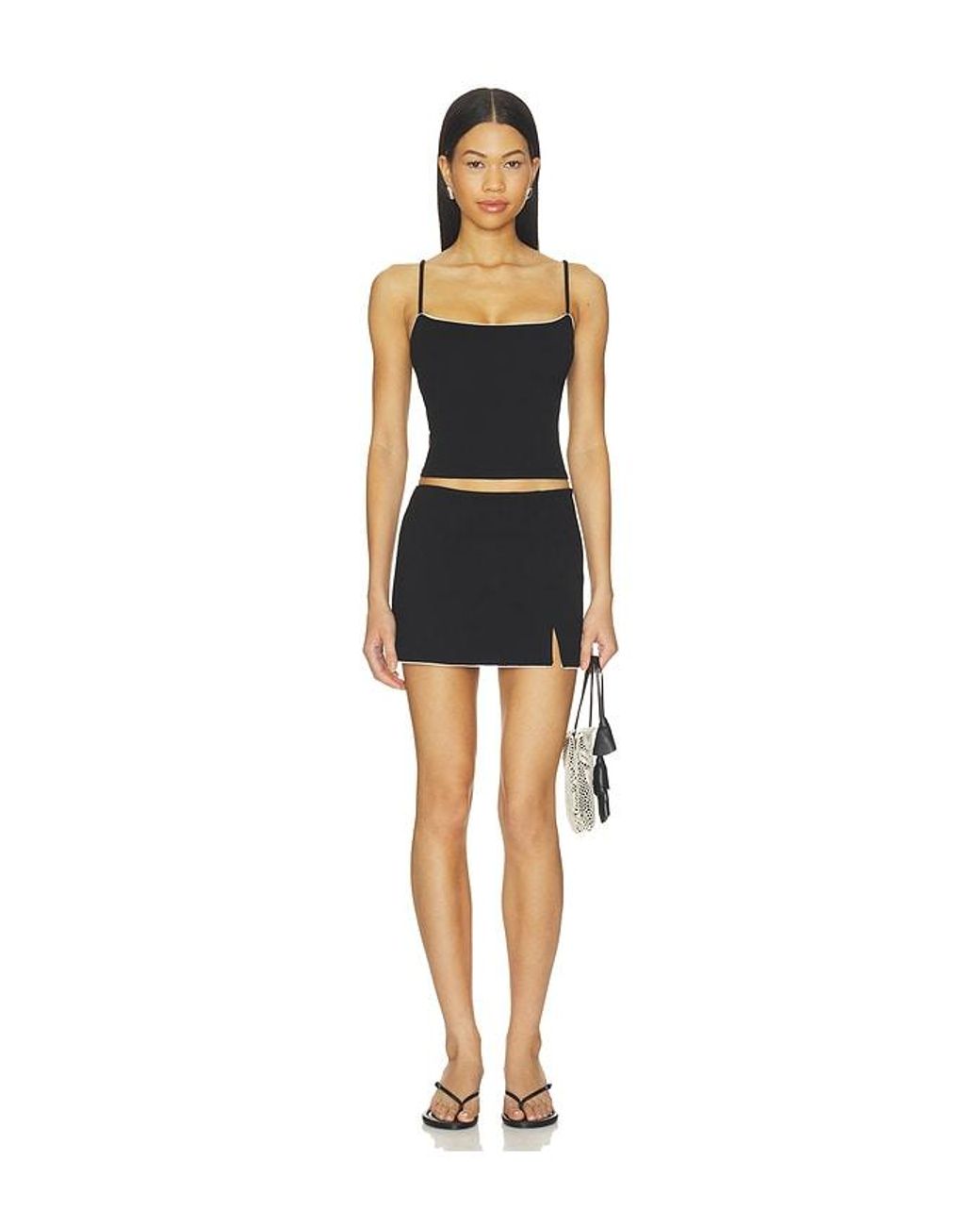 MAJORELLE Black Bonnie Top